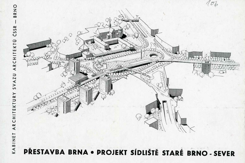 Přestavba Brno. Projekt sídliště Staré Brno–sever